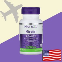 나트롤 비오틴 음식 비타민 B군 B7 수용성 1000mcg 100정