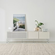 한샘 아카이브 200cm 거실장 (3종 택1), C형 : 버터 옐로우(C)