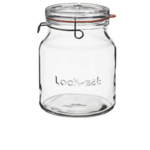 루이지보르미올리 Lock Eat 핸디 유리 저장병, 1500ml, 3개
