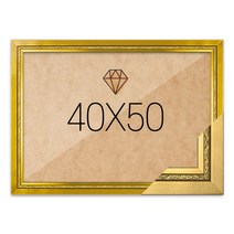 보석십자수액자 40x50 고급형 그레이스 골드, 단품