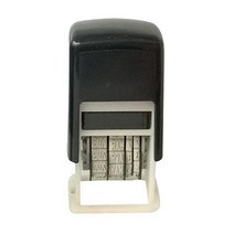 PK글로벌 1+1 서류용 날짜인 필기 메모 도장 사무용 스탬프, 블랙, 1+1 (2개입)
