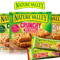 네이처밸리 크런치 그래놀라바 5팩X3박스, 선택:메이플시럽[5팩]X3박스
