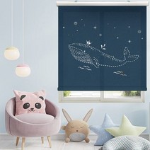 [ 윈샵 주문제작 트윈 레이저 콤비 롤스크린_돌고래 리빙 ] 예쁜 블라인드 아파트 거실 주방 안방 베란다 브라인드 아이방 블라인드