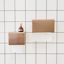 스텐 화장지 케이스 핸드타올 사각 디스펜서 무타공 무광 로즈골드, 2) 핸드타올 케이스 - 22x13(cm)