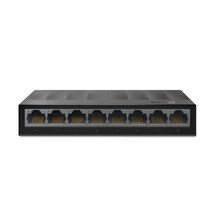 TP-Link Lite웨이브 8 포트 기가비트 이더넷 스위치. 데스크탑 분배기 플라스틱 케이스 비차단식 네트워크 스위치 플러그 앤 플레이 팬리스 저소음 언매니지드 (LS1, 8 Port LiteWave