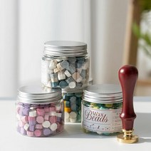 실링왁스 초대장 편지 도장만들기 (실링왁스믹스보틀) 편지왁스, 타입:마카롱