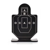 과녁판 양궁 원형 사격연습 표적 과녁지 연습 새총, 블랙 회전형 표적지