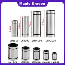 LM8 LM10UU 선형 부싱 막대 라이너 레일 샤프트 부품용 8mm CNC 베어링 10 개/묶음, 04 LM6UU 6x12x19