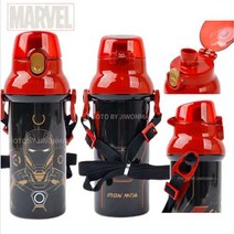 유치원 물통 아이언맨 초등학교 물병 초등학생 어린이 4세 5세 6세 남자 남아 끈달린 물병 마블 물통 어깨끈 아이어맨 물병