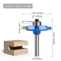 6mm 샹크 스틸 볼 T 형 목공 밀링 커터 긴 서비스 수명 라우터 비트 가공용 홈 가공, [02] 6.35mm shank, 02 6.35mm shank