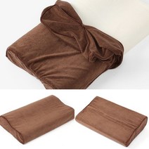 메모리폼 경추베개(브라운) 에어배게 굿잠베개 수면베게