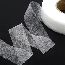 접착심지 안감 원단 양면 다대 테이프 부직포 열접착 의류용, 블랙 1.0cm (03-346A)