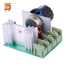 전압조절기2000w 220v SCR 전압 조정기 모터 전기 가능 디밍 조광기 속도 컨트롤러, 한개옵션0