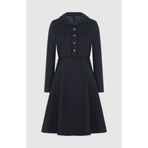 케네스레이디 (E504) 트위드 오픈카라 플레어 원피스 (EWOPNB0400) 425579