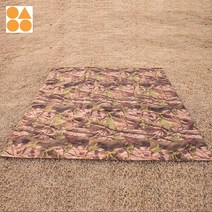 자충 위장 방수 차박 패드 야외 비치 발포 텐트 수분 매트 캠핑, 빅트리카모 1.5*2m