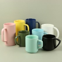 카페 무광 머그잔 모음 파스텔 마카롱 머그컵, 핑크, 선택3-무광굽머그컵