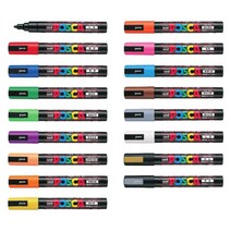유니 포스카 PC-5M POSCA 수성 마카 POP, PC-5M(브라운)