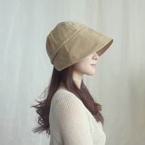 애지중지상점 데일리 코튼 오버핏 여성 버킷햇 여자 가을 면 무지 벙거지 여름 빅사이즈 겨울 모자 H8002_01