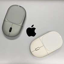 벤타론 자력부착 맥북 노트북 아이패드 무소음 무선 마우스 자력 패드 2개 세트, 스노우화이트, 핑크