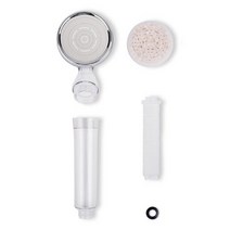 비타피아 녹물제거 종합 필터 클리어 투명샤워기 세트, 1개