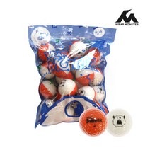 랩몬스터 캐릭터 골프공 고반발 20구 2PC, 투톤, 2개, 20개입