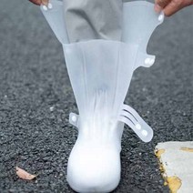 신발 방수커버 롱장화 장마 실리콘 레인부츠 미끄럼방지, M (25.5cm)