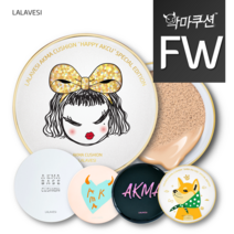 [라라베시 공식] 악마쿠션 광채커버 FW타입, 본품+리필1(사심핑크), 옐로우21호