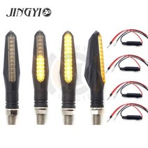 LED 오토바이 턴 시그널 테일 라이트 깜박이는 혼다 Dio Zx Ruckus Super Cub 110 todays Vano Zoomer Moto, 4pcs with resistors, 1개