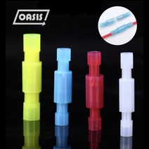 반투명 PG터미널단자 총알 와이어 TAB REC 암 수 10pcs 전선 배선 연결 압착커넥터, PG총알단자 TAB(수), D20:6SQ(10PCS)