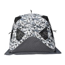 크리스탈큐브텐트 이글루누빔텐트 옥타텐트 용왕낚시텐트 섬낚시의자텐트 Ultralarge 200X200X175cm 자동 3-4 사람 사용 겨울 따뜻한 두꺼운 면화 얼음 낚시 야외 휴대, 위장