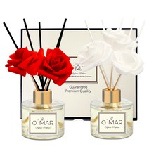 오마르 퍼퓸디퓨저 120ml 1+1 디퓨저세트, 레몬, 1세트