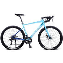 픽시 자전거RALEIGH-700C 로드바이크 자갈 자전거 14/16/21 스피드 디스크 브레이크 레이싱 바이크 성인, 12 Blue 16 speed_01 700c