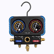자동차 에어컨 냉매 압력 게이지 불소 측정기 세트, VMG-2-R410A-B 일반 R410 R22