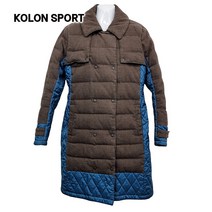 코오롱스포츠 기본로고 데일리 덕다운 패딩 66