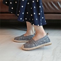 셀러허브 패션 레이스 장식 여성 슬립온 여름 단화 플랫슈즈 로퍼