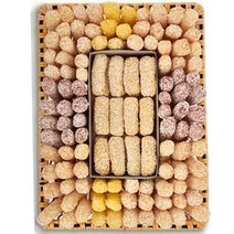 [명절세트] 유과 한과 찹쌀 고급 수제 설 선물 세트 실속 선물용, 한바구니 한과 1개