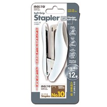 JH+소프트 그립 스테플러- 화이트 PS-11S 10호침_S/N:3B+6B63C6 ; 스테플러 호치케스 평면스테플러 스테이플러 CJN463