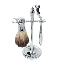 면도브러쉬 남자 습식 면도 브러쉬 세트 순수 자연 오소리 머리, shaving set