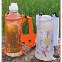 통풍이 잘되는 메쉬 텀블러백 물병가방 텀블러에코백 텀블러가방, 오렌지