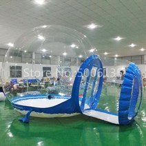 inflatable eco home tent diy house dome 캠핑 캐빈 롯지 air bubble inflatable bubble tree tent famaily back, 4m, 1