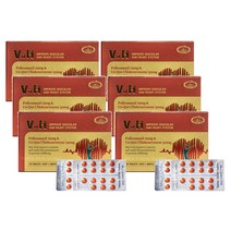 네이쳐스탑 VnH 호주 폴리코사놀 12mg 코큐텐 코엔자임큐텐 Co-Q10 유비데카레논 50mg 30정 6개 네이처스탑 6개월분