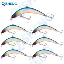 [QISHENG] 활모양 죽음에 임박한 형태 플로팅 펜슬베이트 하드베이트 7개입/세트, LBB-5#, 87mm-7.5g