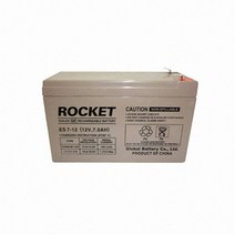 세방전지 로켓트배터리 ES7-12 12V7AH 축전지 UH0.06 5373EA, 1, 본상품선택