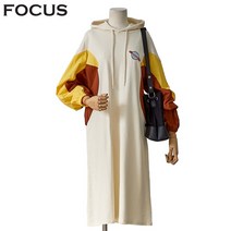 포커스 배색후드원피스 FBS3A7POP0101