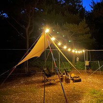 닥터캠프 스트링라이트 (화이트블랙) 캠핑전구 알전구 LED 감성캠핑 조명, 화이트, 1개