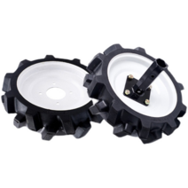 마이크로 경운기 텃밭 솔리드 타이어 쟁기 밭갈이, 400-8 타이어 (32축)