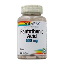 솔라레이 판토텐산 500 mg 100 베지캡슐, 4병, 100정