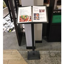 도서관 상담실책꽃이 홍보 캠핑안내판 메뉴판 선반 계서 공개 전시 바닥식 책꽂이 처 식당관 복식 컬러 페이지 제막판, 08 블랙