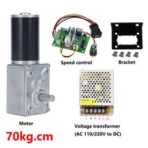 가감속모터 모터속도조절기 액츄에이터 감속기 3.4-70kg dc 12v 24v 감속 모터 대형 토크 고전력 웜기어 모터 반전 모터 회전 테이블 도어 자동 잠금, 24v 80rpm, 패키지 e