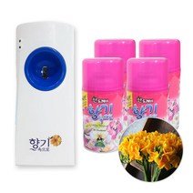 산도깨비 향기속으로 자동분사기 일반형 1P + 후리지아 290ml 4P, 4개